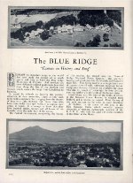 The Blue Ridge.  "Famous in History and Song"